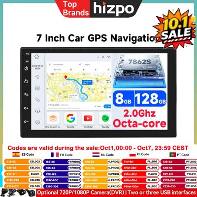 Autoradio Hizpo 2Din Carplay Android Auto Lecteur multimédia Écran 7 pouces Entrée FM AUX Bluetooth Mirror Link Autoradio universel - Publicité Autoradio Hizpo 2Din Carplay Android Auto Lecteur multimédia Écran 7 pouces Entrée FM AUX Bluetooth Mirror Link Autoradio universel - Publicité