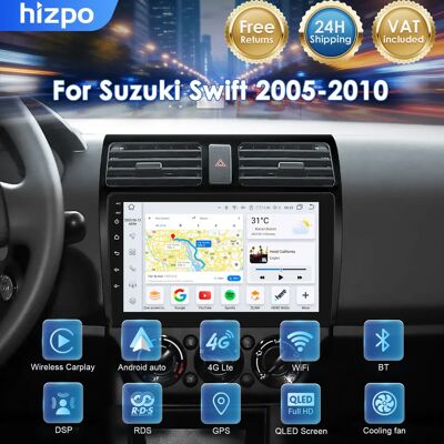 Hizpo 2 Din Carplay sans fil pour Suzuki Swift 2005 - 2010 Autoradio Android Lecteur multimédia Stéréo GPS Navigation Unité principale Audio auto 7862 - Publicité Hizpo 2 Din Carplay sans fil pour Suzuki Swift 2005 - 2010 Autoradio Android Lecteur multimédia Stéréo GPS Navigation Unité principale Audio auto 7862 - Publicité