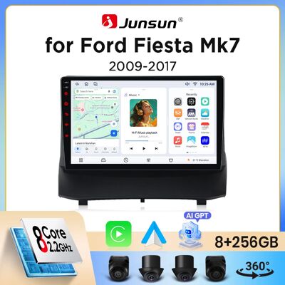 Autoradio Junsun sans fil CarPlay Android Auto pour Ford Fiesta Mk7 (JA8/JR8) 2008-2017 avec ventilateur de refroidissement intégré, navigation GPS Android, lecteur multimédia, WiFi, DSP, RDS, BT, - Publicité Autoradio Junsun sans fil CarPlay Android Auto pour Ford Fiesta Mk7 (JA8/JR8) 2008-2017 avec ventilateur de refroidissement intégré, navigation GPS Android, lecteur multimédia, WiFi, DSP, RDS, BT, - Publicité