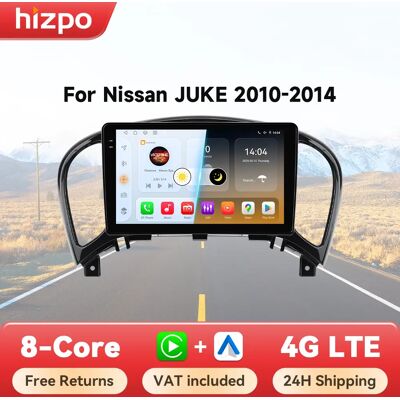 Hizpo Autoradio pour Nissan Juke YF15 2010 - 2014 Carplay 4G lecteur vidéo multimédia GPS Autoradio AI voix 2 Din Android Auto BT - Publicité Hizpo Autoradio pour Nissan Juke YF15 2010 - 2014 Carplay 4G lecteur vidéo multimédia GPS Autoradio AI voix 2 Din Android Auto BT - Publicité