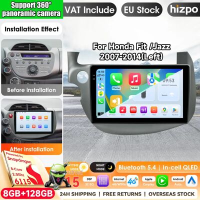 HIZPO Autoradio multimédia 2Din 4G Android 16 WiFi DSP CarPlay pour HONDA FIT JAZZ 2007 - 2014, navigation GPS, système intelligent, écran tactile IPS, lecteur vidéo stéréo, unité centrale 2Din, navigation - Publicité HIZPO Autoradio multimédia 2Din 4G Android 16 WiFi DSP CarPlay pour HONDA FIT JAZZ 2007 - 2014, navigation GPS, système intelligent, écran tactile IPS, lecteur vidéo stéréo, unité centrale 2Din, navigation - Publicité