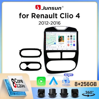 Autoradio Junsun sans fil CarPlay Android Auto pour Renault Clio 4 / ZOE (Phase 1 / X98) 2012-2019 avec ventilateur de refroidissement intégré, navigation GPS Android, lecteur multimédia, WiFi, DSP, - Publicité Autoradio Junsun sans fil CarPlay Android Auto pour Renault Clio 4 / ZOE (Phase 1 / X98) 2012-2019 avec ventilateur de refroidissement intégré, navigation GPS Android, lecteur multimédia, WiFi, DSP, - Publicité