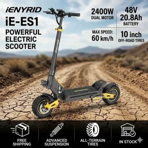 Scooter tout-terrain électrique IENYRID IE-ES1 2400W à double moteur 48V