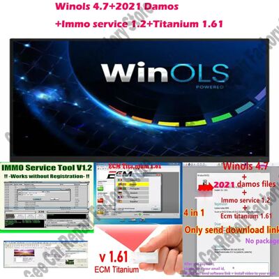 NONE Logiciel de réparation automobile WinOLS 4.7 avec Plugins +2021 Damos +ECM TITANIUM 1.61+ IMMO Service Tool v1.2 et toutes les données – Nouveauté et succès commercial - Publicité NONE Logiciel de réparation automobile WinOLS 4.7 avec Plugins +2021 Damos +ECM TITANIUM 1.61+ IMMO Service Tool v1.2 et toutes les données – Nouveauté et succès commercial - Publicité