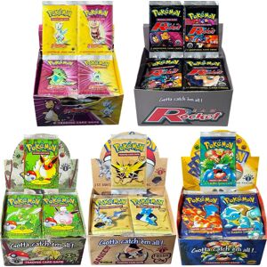 TAKARA TOMY 1ère édition Team Rocket/Neo Destiny/Base/Fossil/Jungle Booster packs Pokémon