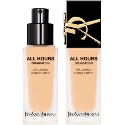 Yves Saint Laurent All Hours Foundation - Longue tenue, SPF 39, 25ml - Publicité Yves Saint Laurent All Hours Foundation - Longue tenue, SPF 39, 25ml - Publicité