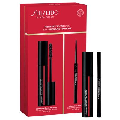Shiseido Duo Regard Parfait - Coffret Duo Mascara + Crayon Yeux - Publicité Shiseido Duo Regard Parfait - Coffret Duo Mascara + Crayon Yeux - Publicité