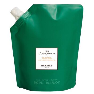 Hermès Le Bain Eau d'orange verte gel douche recharge (300ml) - Publicité Hermès Le Bain Eau d'orange verte gel douche recharge (300ml) - Publicité