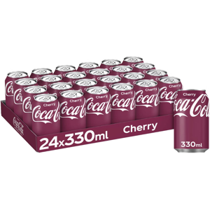 Coca-Cola Coca Cola Cherry 24x330ml Can - 24 x 0,33 L - Publicité Coca-Cola Coca Cola Cherry 24x330ml Can - 24 x 0,33 L - Publicité