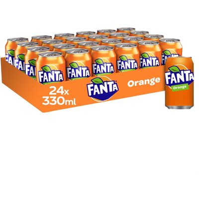 Fanta Orange - 24 x 0,33 L - Publicité Fanta Orange - 24 x 0,33 L - Publicité