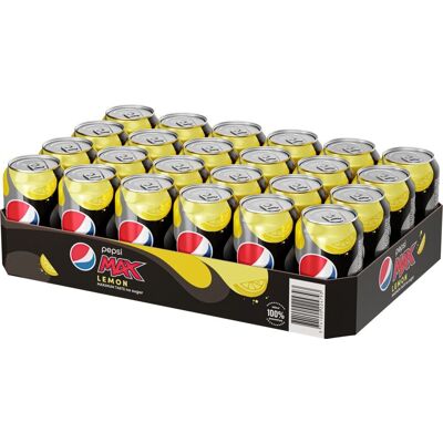 Pepsi Max Citron - 24 x 0,33 L - Publicité Pepsi Max Citron - 24 x 0,33 L - Publicité