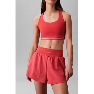 Calvin Klein Icon Sport 2 In 1 Shorts Wine Blossom Taille: L Shorts de Sport Outlet Femme Rouge - Publicité Calvin Klein Icon Sport 2 In 1 Shorts Wine Blossom Taille: L Shorts de Sport Outlet Femme Rouge - Publicité