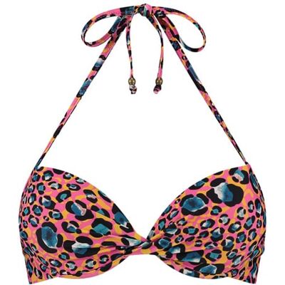 Shiwi Ladies Leopard Spot Luca Push Up Bikini Top Azalea Pink Taille: 34 Bikinis Outlet Femme Rose - Publicité Shiwi Ladies Leopard Spot Luca Push Up Bikini Top Azalea Pink Taille: 34 Bikinis Outlet Femme Rose - Publicité