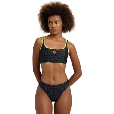 Arena Women's 50th Bikini Bralette Black Multi-gold Taille: 36 Bikinis Outlet Femme Le Noir - Publicité Arena Women's 50th Bikini Bralette Black Multi-gold Taille: 36 Bikinis Outlet Femme Le Noir - Publicité