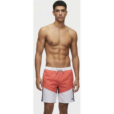 Arena Men's Team Stripe Bermuda Panel White-calypso Coral-bl Taille: M Slips de bain Outlet Homme Blanche - Publicité Arena Men's Team Stripe Bermuda Panel White-calypso Coral-bl Taille: M Slips de bain Outlet Homme Blanche - Publicité