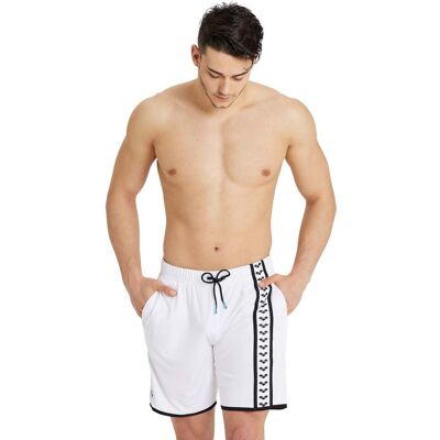 Arena Icons Beach Bermuda Logo White-black Taille: S Slips de bain Outlet Homme Blanche - Publicité Arena Icons Beach Bermuda Logo White-black Taille: S Slips de bain Outlet Homme Blanche - Publicité