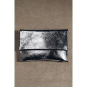 Mikuta The Silver Leather Essentials Pouch Silver Taille: OS Pochettes Outlet Femme Gris - Publicité Mikuta The Silver Leather Essentials Pouch Silver Taille: OS Pochettes Outlet Femme Gris - Publicité