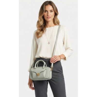 Coccinelle Leather Cross Body Bag In Mint Green Taille: OS Sacs en bandoulière Outlet Femme Cyan - Publicité Coccinelle Leather Cross Body Bag In Mint Green Taille: OS Sacs en bandoulière Outlet Femme Cyan - Publicité