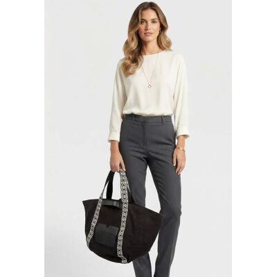 Coccinelle Large Tote Bag In Black Taille: OS Cabas Outlet Femme Le Noir - Publicité Coccinelle Large Tote Bag In Black Taille: OS Cabas Outlet Femme Le Noir - Publicité
