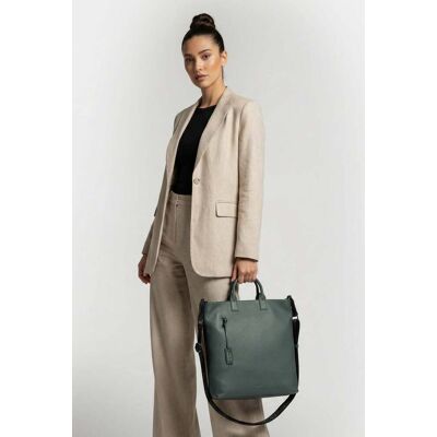 Coccinelle Large Work Bag In Green Taille: OS Sacs en bandoulière Outlet Femme Vert - Publicité Coccinelle Large Work Bag In Green Taille: OS Sacs en bandoulière Outlet Femme Vert - Publicité