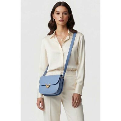 Coccinelle Leather Cross Body Bag In Blue Taille: OS Sacs en bandoulière Outlet Femme Bleu - Publicité Coccinelle Leather Cross Body Bag In Blue Taille: OS Sacs en bandoulière Outlet Femme Bleu - Publicité