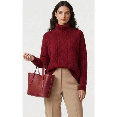 Coccinelle Medium Tote Bag In Burgundy Taille: OS Cabas Outlet Femme Marron - Publicité Coccinelle Medium Tote Bag In Burgundy Taille: OS Cabas Outlet Femme Marron - Publicité
