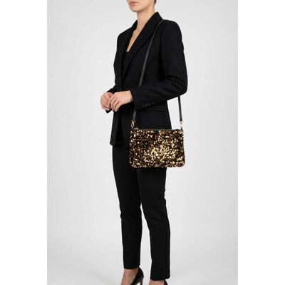 Coccinelle Best Crossbody Paillettes Golden/noir Taille: OS Sacs en bandoulière Outlet Femme Jaune - Publicité Coccinelle Best Crossbody Paillettes Golden/noir Taille: OS Sacs en bandoulière Outlet Femme Jaune - Publicité