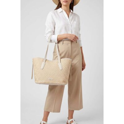Coccinelle New Never Wit.b.bic.straw Multi Blanco/blan Taille: OS Cabas Outlet Femme Blanche - Publicité Coccinelle New Never Wit.b.bic.straw Multi Blanco/blan Taille: OS Cabas Outlet Femme Blanche - Publicité
