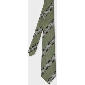 Paul Smith Tie Block Stripe Military Green Taille: 8 Cravates Outlet Homme Vert - Publicité Paul Smith Tie Block Stripe Military Green Taille: 8 Cravates Outlet Homme Vert - Publicité