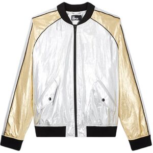 The Kooples Blouson Bi Color Silver & Gold Silver / Gold Taille: S Blousons d'aviateurs Outlet Homme Gris - Publicité The Kooples Blouson Bi Color Silver & Gold Silver / Gold Taille: S Blousons d'aviateurs Outlet Homme Gris - Publicité