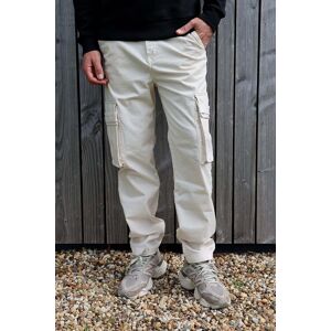 Kultivate Tr Cargo Egret Taille: M Pantalons Cargo Outlet Homme - Publicité Kultivate Tr Cargo Egret Taille: M Pantalons Cargo Outlet Homme - Publicité
