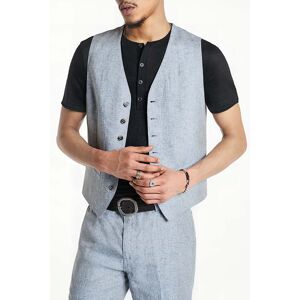 John Varvatos Button Front Vest Dusted Blue Taille: 50 Vestes sans manches Outlet Homme Bleu - Publicité John Varvatos Button Front Vest Dusted Blue Taille: 50 Vestes sans manches Outlet Homme Bleu - Publicité