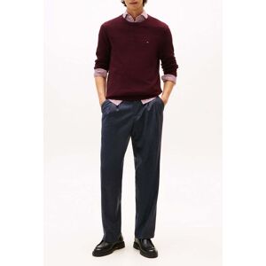 Tommy Hilfiger Flag Embroidery Textured Crew Neck Jumper Deep Burgundy Taille: M Pulls Outlet Homme Marron - Publicité Tommy Hilfiger Flag Embroidery Textured Crew Neck Jumper Deep Burgundy Taille: M Pulls Outlet Homme Marron - Publicité