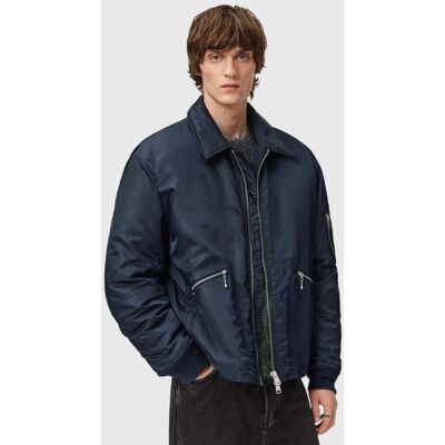 AllSaints Fallon Bomber Moonlit Blue Taille: M Blousons d'aviateurs Outlet Homme Bleu - Publicité AllSaints Fallon Bomber Moonlit Blue Taille: M Blousons d'aviateurs Outlet Homme Bleu - Publicité