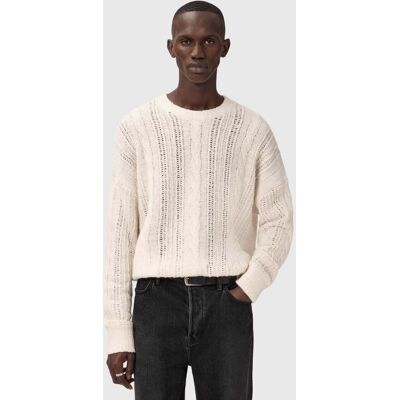 AllSaints Josif Crew Ecru White Taille: L Pulls Outlet Homme Marron - Publicité AllSaints Josif Crew Ecru White Taille: L Pulls Outlet Homme Marron - Publicité