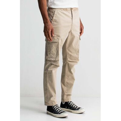 Butcher of Blue Tristan Slim Sateen Cargo Beige Grey Taille: M Pantalons Cargo Outlet Homme Marron - Publicité Butcher of Blue Tristan Slim Sateen Cargo Beige Grey Taille: M Pantalons Cargo Outlet Homme Marron - Publicité