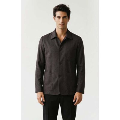 Paul Smith 4btn Casual Jkt Dark Brown Taille: S Blazers Outlet Homme Marron - Publicité Paul Smith 4btn Casual Jkt Dark Brown Taille: S Blazers Outlet Homme Marron - Publicité