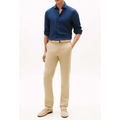 Tommy Hilfiger Dc Linen Shirt Navy Iris Taille: M Chemises d'affaires Outlet Homme Blanche - Publicité Tommy Hilfiger Dc Linen Shirt Navy Iris Taille: M Chemises d'affaires Outlet Homme Blanche - Publicité