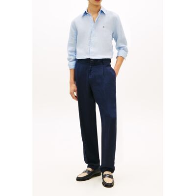 Tommy Hilfiger Pigment Dyed Linen Shirt Breezy Blue Taille: XXL Chemises d'affaires Outlet Homme Blanche - Publicité Tommy Hilfiger Pigment Dyed Linen Shirt Breezy Blue Taille: XXL Chemises d'affaires Outlet Homme Blanche - Publicité