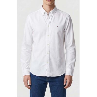Tommy Hilfiger Flex Dobby Shirt White Taille: M Chemises d'affaires Outlet Homme Blanche - Publicité Tommy Hilfiger Flex Dobby Shirt White Taille: M Chemises d'affaires Outlet Homme Blanche - Publicité