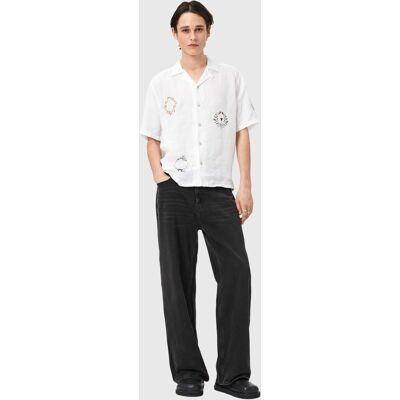 AllSaints Deck Ss Shirt Ecru Taille: XS Casual chemises Outlet Homme Marron - Publicité AllSaints Deck Ss Shirt Ecru Taille: XS Casual chemises Outlet Homme Marron - Publicité