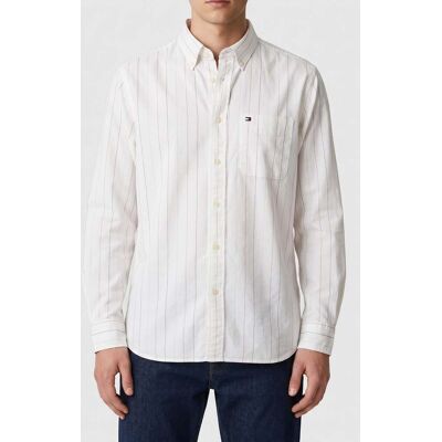 Tommy Hilfiger Heritage Oxford Shirt Ivory Silk Taille: M Chemises d'affaires Outlet Homme Blanche - Publicité Tommy Hilfiger Heritage Oxford Shirt Ivory Silk Taille: M Chemises d'affaires Outlet Homme Blanche - Publicité