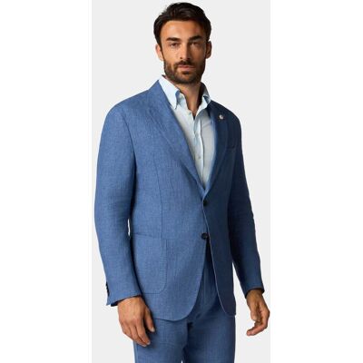 Brooks Brothers Linen Single-breasted Blazer Denim Blue Taille: 50 Blazers Outlet Homme Bleu - Publicité Brooks Brothers Linen Single-breasted Blazer Denim Blue Taille: 50 Blazers Outlet Homme Bleu - Publicité