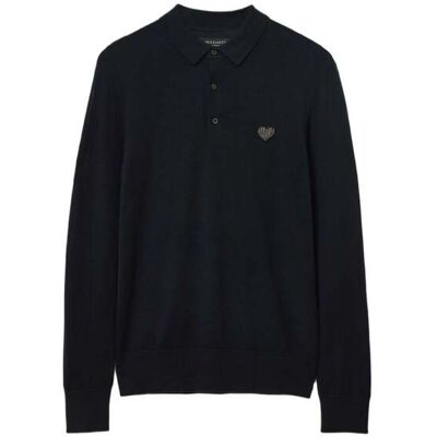 AllSaints Lver Merino Ls Polo Ink Navy Blue Taille: XXL Pulls Outlet Homme Bleu - Publicité AllSaints Lver Merino Ls Polo Ink Navy Blue Taille: XXL Pulls Outlet Homme Bleu - Publicité