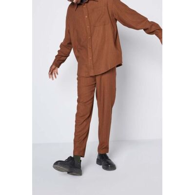 American Vintage Jossybay Shirt Rayures Marrons Taille: S Casual chemises Outlet Homme - Publicité American Vintage Jossybay Shirt Rayures Marrons Taille: S Casual chemises Outlet Homme - Publicité