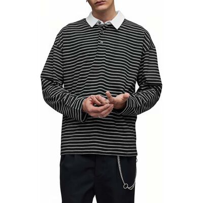 AllSaints Ave Ls Polo Jet Blk/chalk Wht Taille: S Polos Outlet Homme - Publicité AllSaints Ave Ls Polo Jet Blk/chalk Wht Taille: S Polos Outlet Homme - Publicité