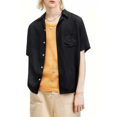 AllSaints Sunsmirk Ss Shirt Jet Black Taille: XS Casual chemises Outlet Homme Le Noir - Publicité AllSaints Sunsmirk Ss Shirt Jet Black Taille: XS Casual chemises Outlet Homme Le Noir - Publicité
