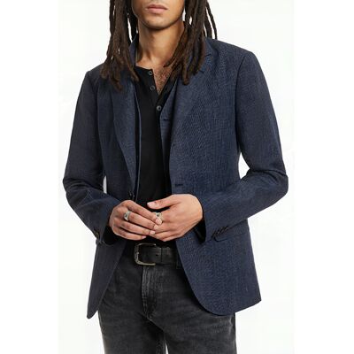 John Varvatos Slim Fit Notch Lapel Jacket With Flap Po Ink Blue Taille: 50 Blazers Outlet Homme Bleu - Publicité John Varvatos Slim Fit Notch Lapel Jacket With Flap Po Ink Blue Taille: 50 Blazers Outlet Homme Bleu - Publicité
