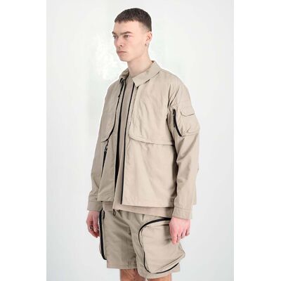 Alpha Industries Utility Shirt Uv Vintage Sand Taille: XS Vestes légères Outlet Homme Marron - Publicité Alpha Industries Utility Shirt Uv Vintage Sand Taille: XS Vestes légères Outlet Homme Marron - Publicité