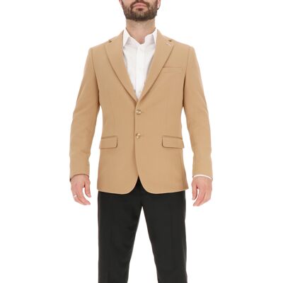 Scotch & Soda 2 Button Jacket Textured Knit Camel Taille: 50 Blazers Outlet Homme Marron - Publicité Scotch & Soda 2 Button Jacket Textured Knit Camel Taille: 50 Blazers Outlet Homme Marron - Publicité